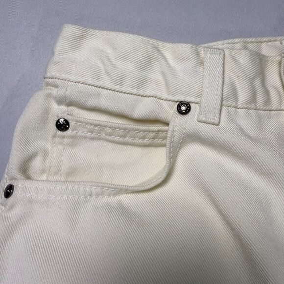 vintage White Tab 900 Series Levi's High Waist Tapered Leg Off White/Cream Sz 11 - Picture 6 of 16